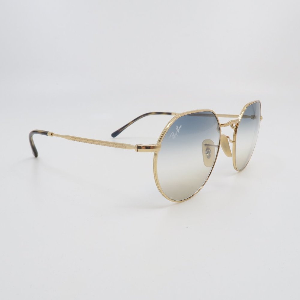 Ray-Ban RB 3565 001/51JACK Gold/Blue-Brown Grdt. - Picture 5 of 9